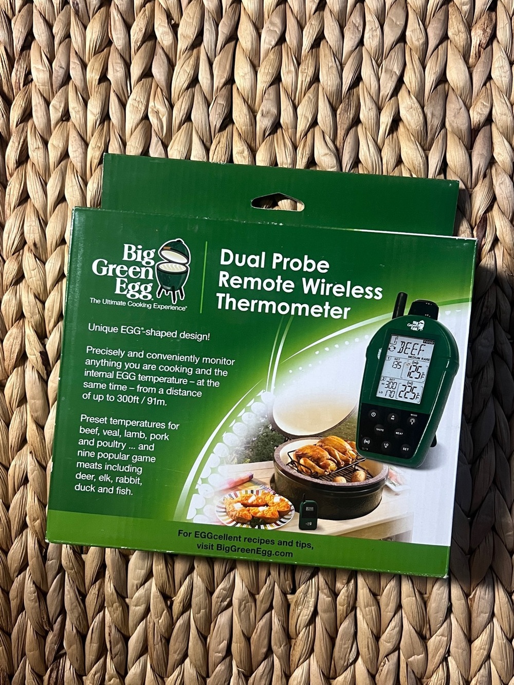 Big Green Egg Wireless Meat Thermometer - NEW Portable Digital Probe